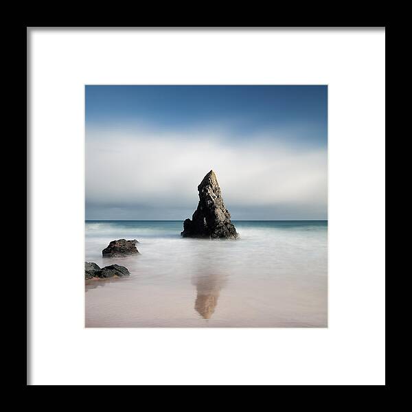 Sango Beach Framed Print featuring the photograph Sango Beach by Grant Glendinning