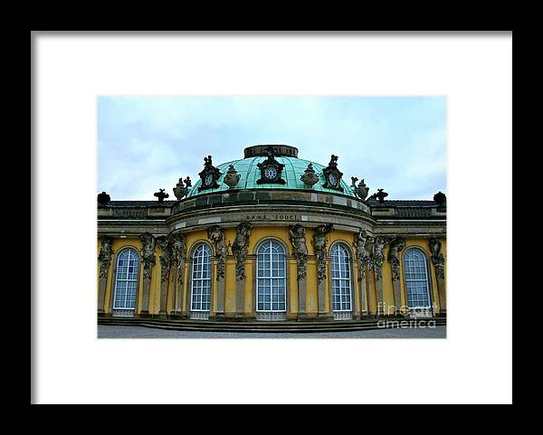 Sanssouci Framed Print featuring the photograph Sanssouci Royal Palace by Amy Sorvillo