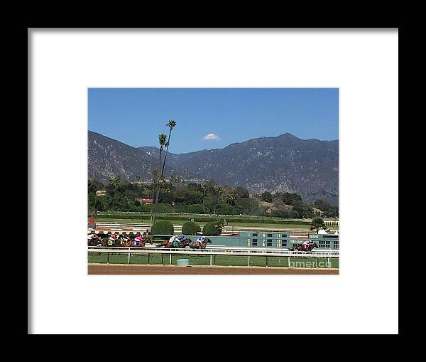 500 Views Framed Print featuring the photograph Santa Anita 3 by Jenny Revitz Soper