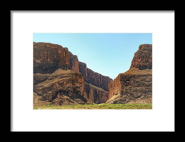 Big Bend National Park Framed Print featuring the photograph Santa Elena Canyon by Sylvia J Zarco