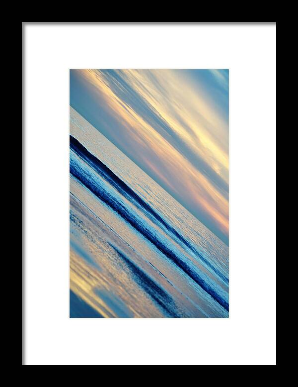 Santa Monica Framed Print featuring the photograph Santa Monica Sunset by Kyle Hanson