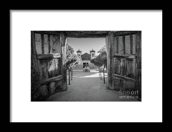 America Framed Print featuring the photograph Santuario de Chimayo by Inge Johnsson