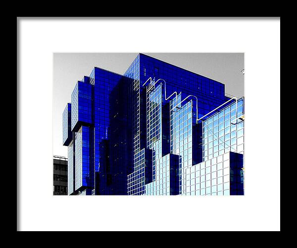 Building Framed Print featuring the photograph Sapphire by Roberto Alamino