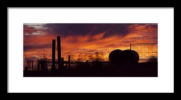 Sunset Framed Print featuring the photograph Saskatchewan by Ellery Russell