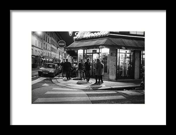 L'etincolte Framed Print featuring the photograph Saturday Evening in Paris by Hugh Smith
