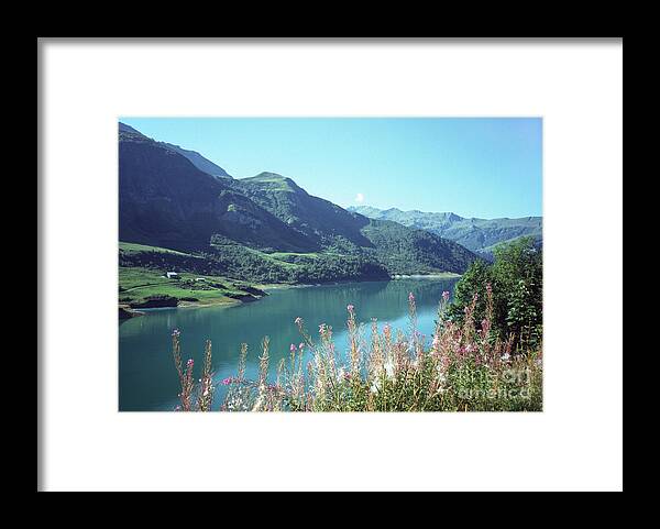 Horizontal Framed Print featuring the photograph Savoy lake scene by Fabrizio Ruggeri