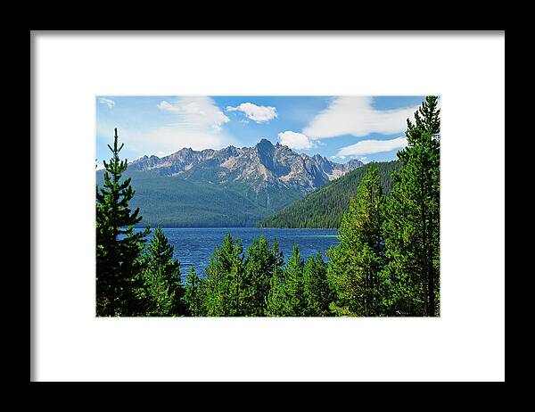 Sawtooth Mountains Framed Print featuring the photograph Sawtooth Serenity by Greg Norrell
