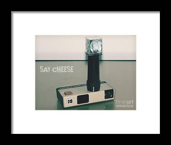 Camera Framed Print featuring the photograph Say Cheese by Phil Perkins