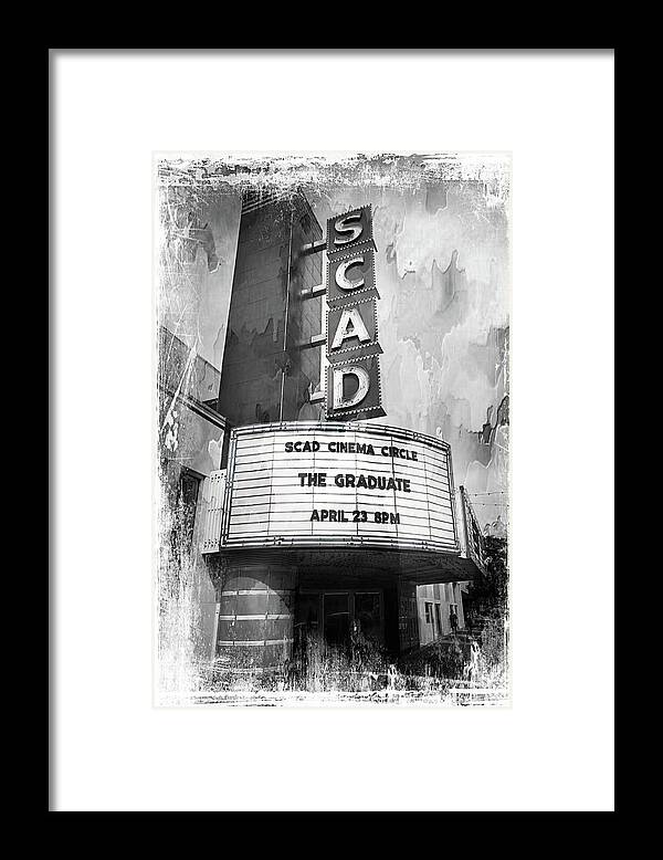 Savannah College Of Art Design Framed Print featuring the photograph SCAD Cinema Circle by Mark Andrew Thomas