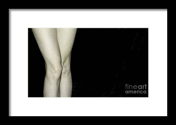 Legs Framed Print featuring the photograph Scape by Meghann Brunney