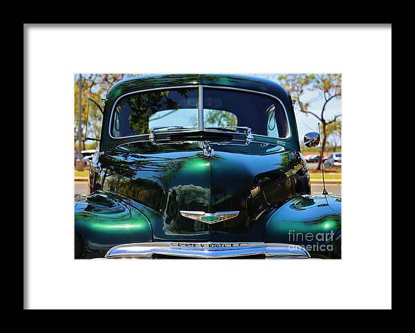 1948 Chevrolet Fleetline Framed Print featuring the photograph Scenic 1948 Chevrolet by Craig Wood