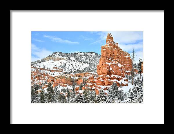 Red Canyon Framed Print featuring the photograph Scenic Byway 12 - Red Canyon by Ray Mathis