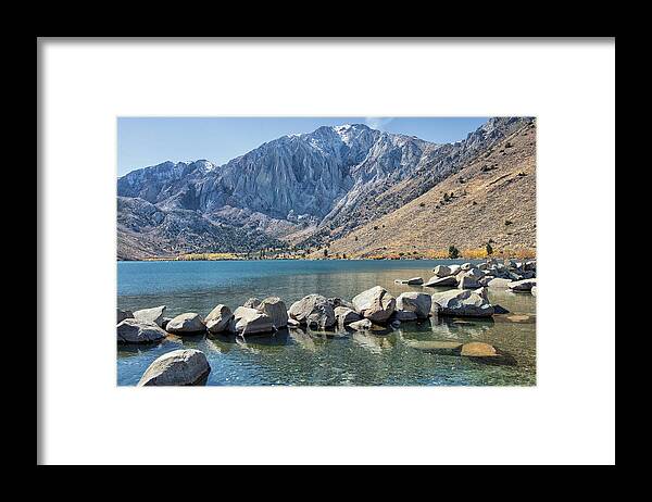 I395 Framed Print featuring the photograph Scenic Convict Lake - Sierra Nevadas - California by Bruce Friedman