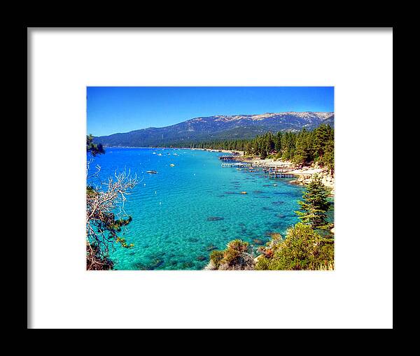 Lake Tahoe Framed Print featuring the photograph Scenic Lake Tahoe by Randy Wehner