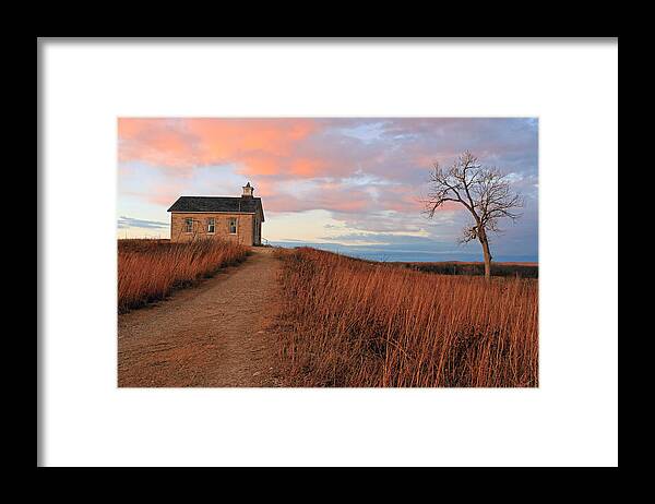 Ks Framed Print featuring the photograph School House Road by Christopher McKenzie
