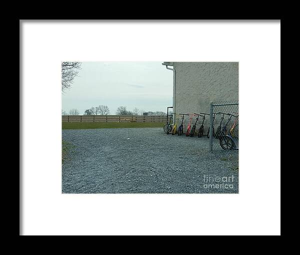 Amish Framed Print featuring the photograph School's in Session by Christine Clark