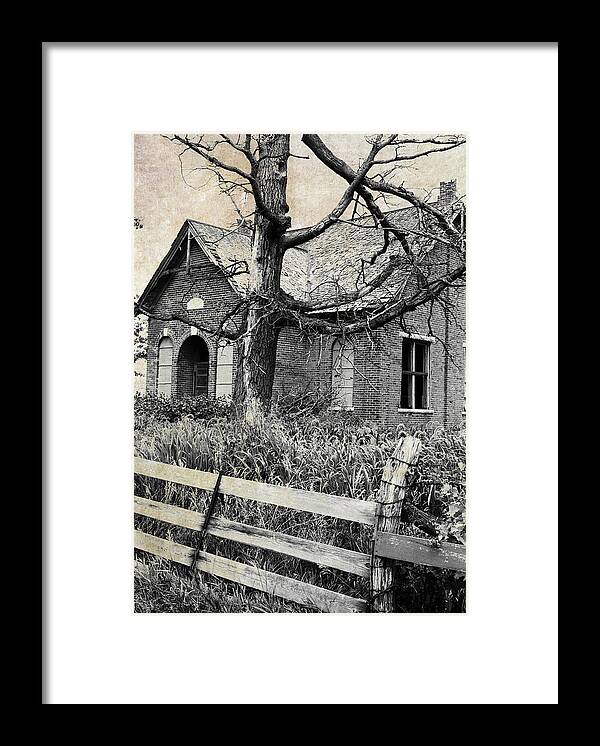 Vintage Framed Print featuring the photograph School's Out by Scott Kingery