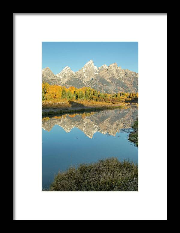 Grand Teton National Park Framed Print featuring the photograph Schwabacher Sunrise 2 by D Robert Franz