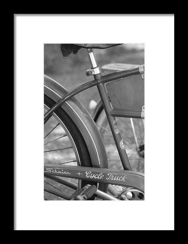 Schwinn Framed Print featuring the photograph Schwinn Cycle Truck by Lauri Novak