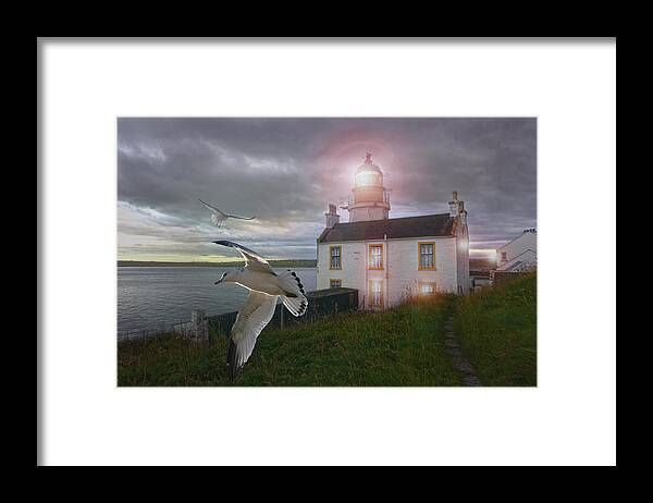 Lighthouse Framed Print featuring the photograph Scottish Beacon by Robert Och