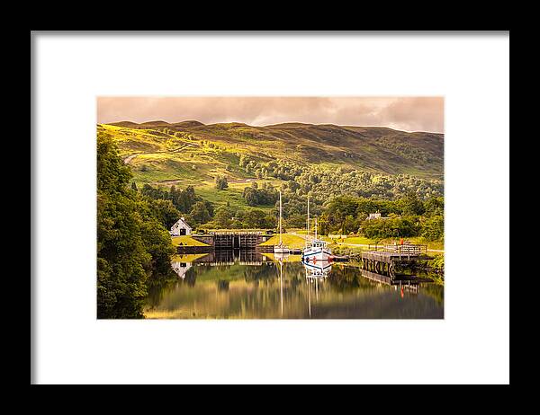 Reflections Framed Print featuring the photograph Scottish Loch 3 by Kathleen McGinley