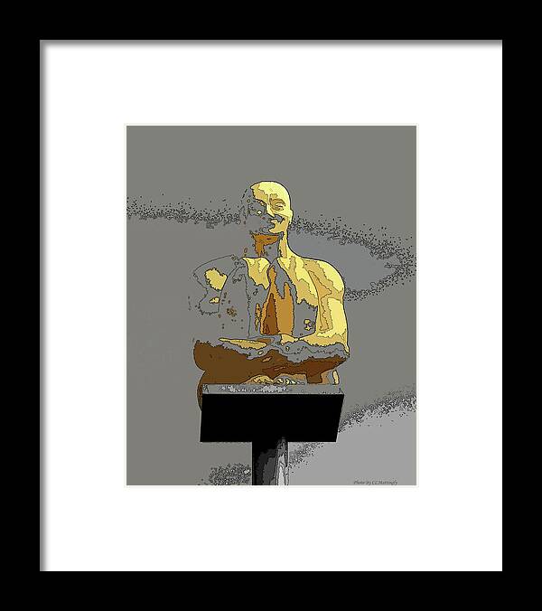 Nice Framed Print featuring the photograph Sculpture in Nice by Coke Mattingly
