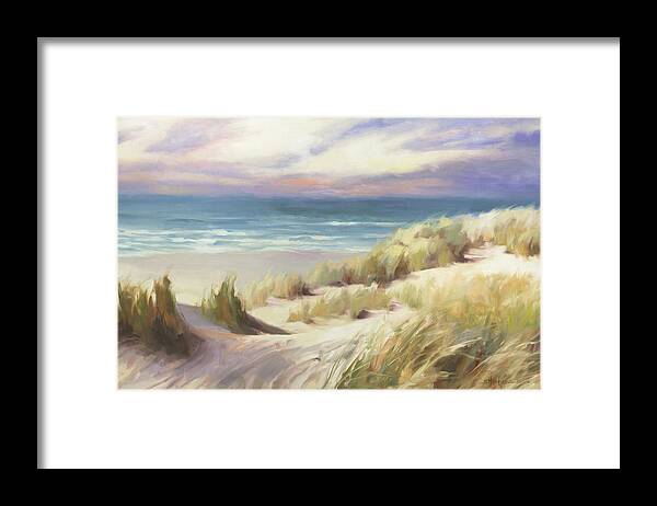 Ocean Framed Print featuring the painting Sea Breeze by Steve Henderson