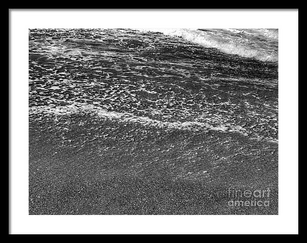 Sea Framed Print featuring the photograph Sea Foam by Christopher Lotito