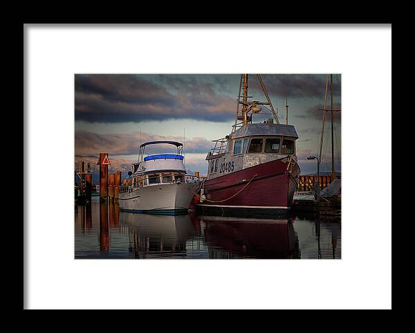 Fishing Boat Framed Print featuring the photograph Sea Rake by Randy Hall