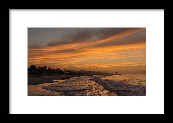 Sunrise Framed Print featuring the photograph Seabright Morning by Bruce Frye