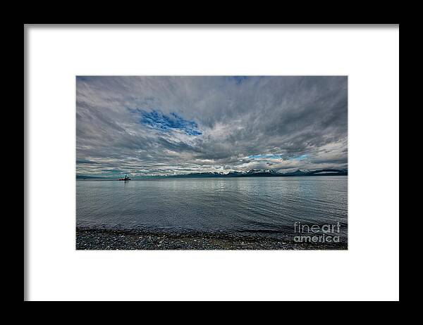 Homer Framed Print featuring the photograph Seascape by David Arment