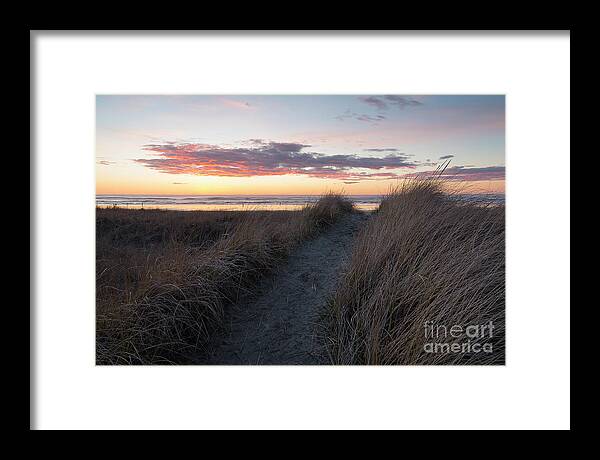 Late Winter Framed Print featuring the photograph Seaside Trail by Idaho Scenic Images Linda Lantzy