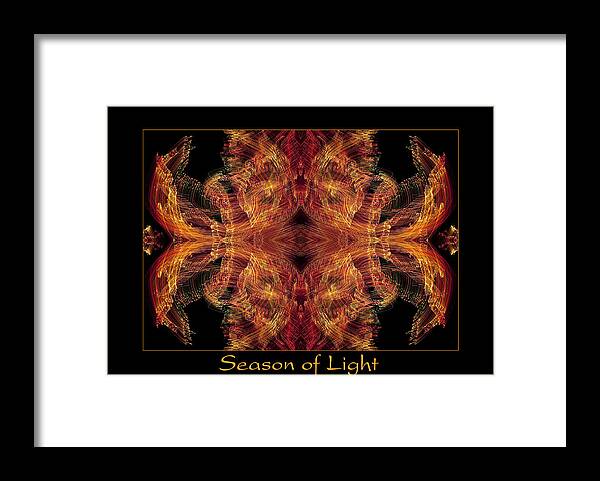 Christmas Prints Framed Print featuring the photograph Season of Light 2 by Bell And Todd