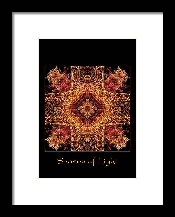 Christmas Prints Framed Print featuring the photograph Season of Light 8 by Bell And Todd