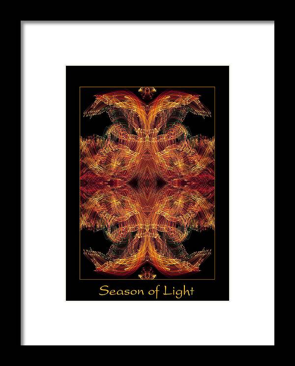 Christmas Framed Print featuring the photograph Season of Light 9 by Bell And Todd