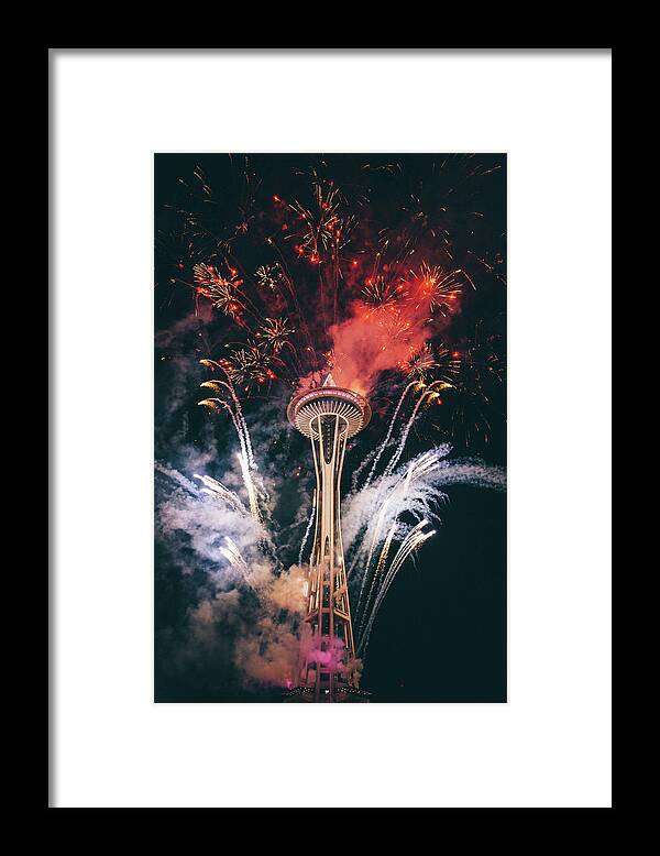 Seattle Framed Print featuring the photograph Seattle by Happy Home Artistry