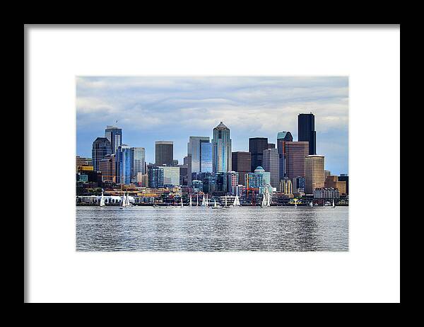 Seattle Framed Print featuring the photograph Seattle View by Juli Ellen