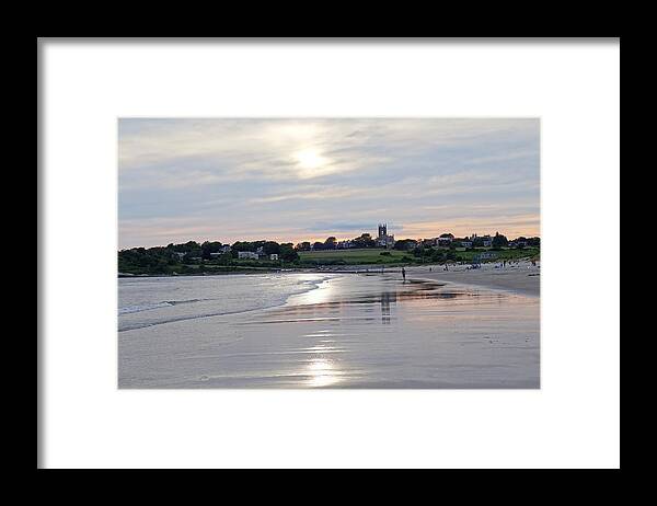 Newport Framed Print featuring the photograph Second Beach Newport RI by Toby McGuire