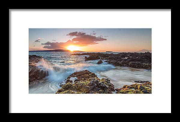 Maui Framed Print featuring the photograph Secret Sunset by Drew Sulock