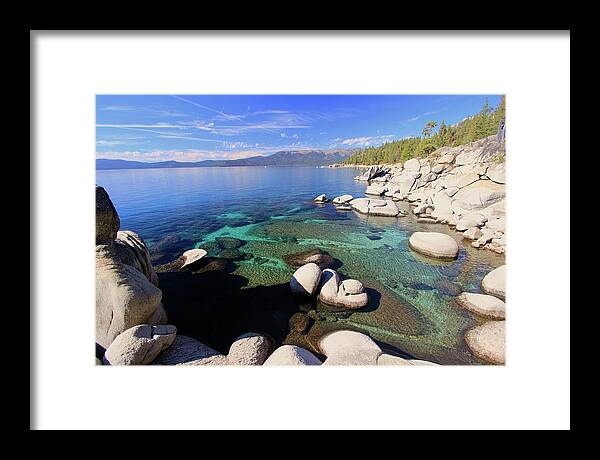 Lake Tahoe Framed Print featuring the photograph Secrets of Her Soul by Sean Sarsfield
