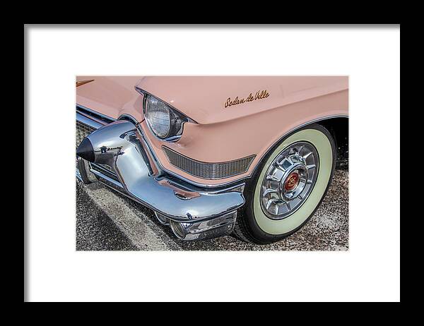 Cadillac Framed Print featuring the photograph Sedan DeVille custom by Darrell Foster