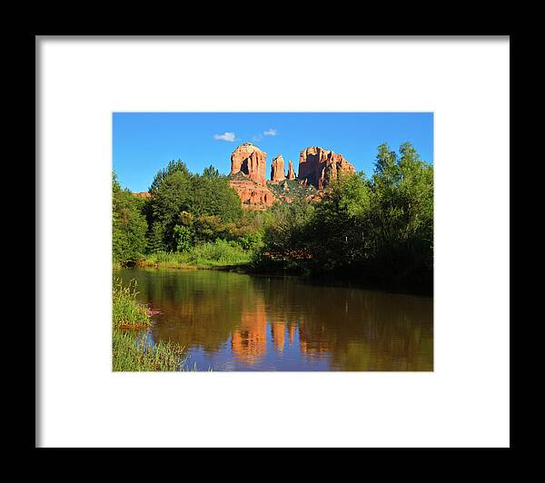 Sedona Cathedral Rock Framed Print featuring the photograph Sedona by Greg Smith