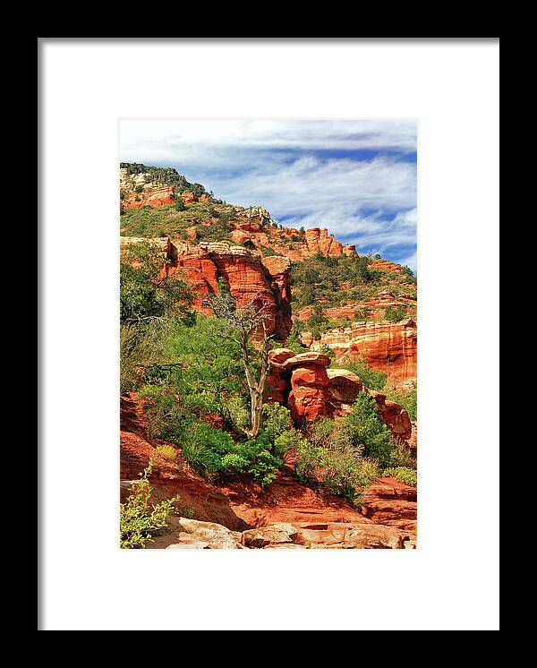 Landscape Framed Print featuring the photograph Sedona I by Ron Cline