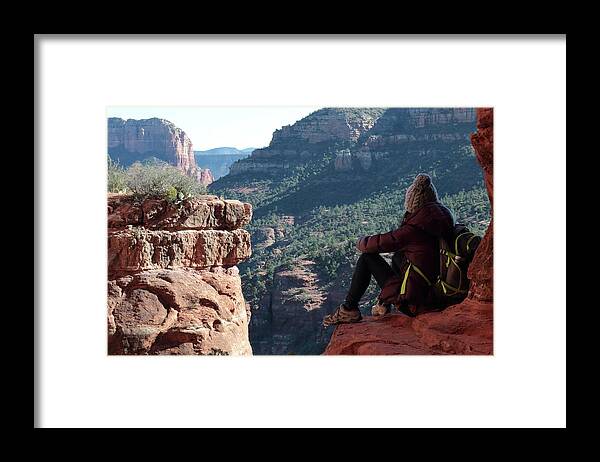 Cathedral Framed Print featuring the photograph Sedona Views by David Diaz
