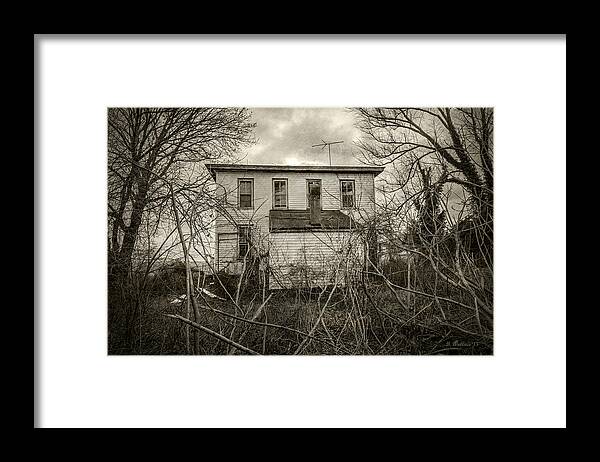 2d Framed Print featuring the photograph Seen Better Days by Brian Wallace