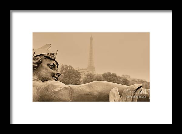 Seine Framed Print featuring the photograph Seine Spirit by Nigel Fletcher-Jones