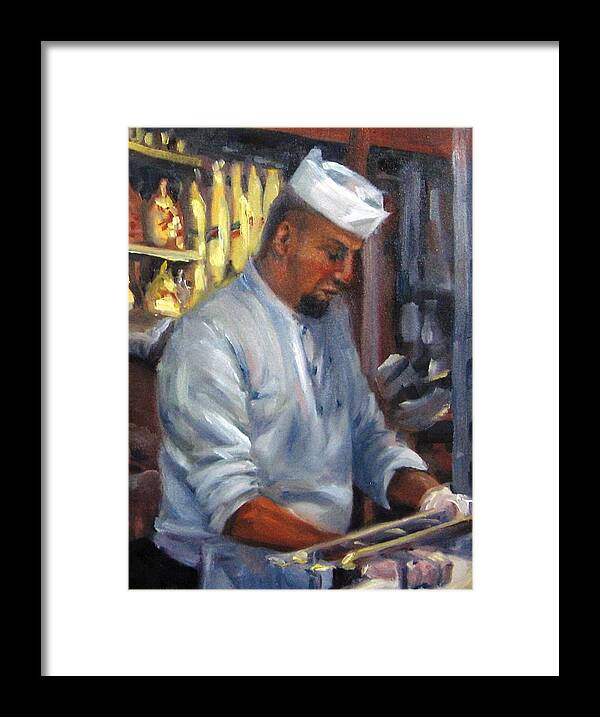 Figurative Framed Print featuring the painting Select Cut by Connie Schaertl