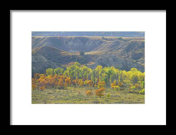 North Dakota Framed Print featuring the photograph September near the River by Cris Fulton