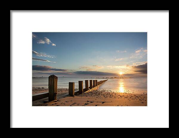 Aberdeen Framed Print featuring the photograph September Sunrise at Aberdeen Beach by Veli Bariskan