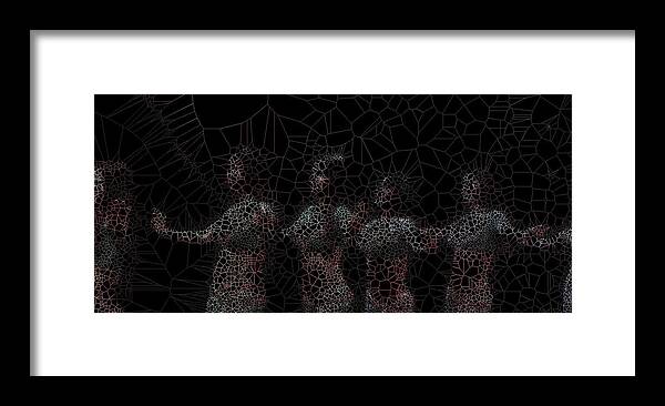 Vorotrans Framed Print featuring the digital art Sequence by Stephane Poirier